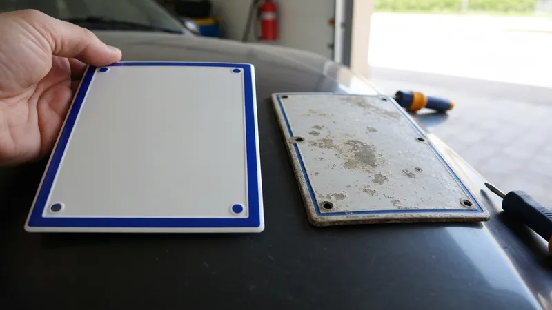 Renouvellement de plaques